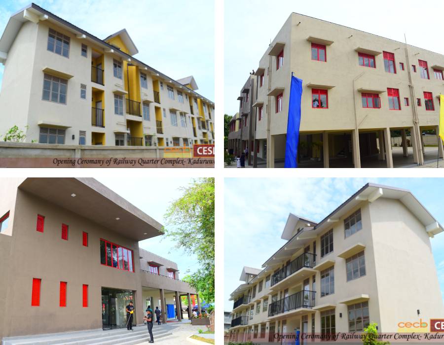 Construction of Railway Quarters at Kaduruwela Town